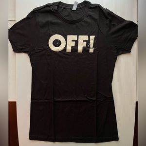OFF! Logo Women’s T-shirt Large Official New Punk Rock